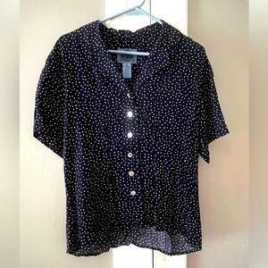 Vintage Polka Dot Blouse